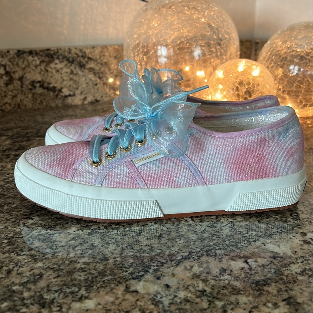LoveShackFancy x Superga Cotton Candy Sneakers - Picture 6 of 13